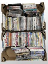 Two crates containing one hundred and thirteen DVD's and DVD boxed sets : Romantic comedy,