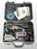 An Exakt DC/270 saw in box, with lead, instruction, etc.