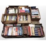 A large quantity of books including Folio Society editions, novels, biographies, etc.