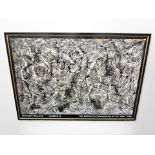 A Metropolitan Museum of Art New York print, Number 28 by Jackson Pollock,