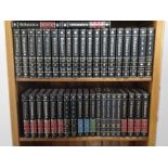 A collection of Encyclopedia Britannica volumes