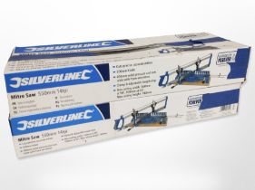 Two Silverline 550mm mitre saws.