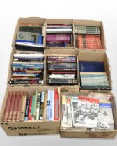 A large quantity of books including World War Two arms and armour, aircraft, automobiles,