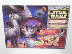 A Galoob Star Wars Micro Machines Double Takes play set Death Star, in box.