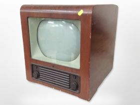 A mid-20th century Bush radio television receiver type TV24, width 41cm.