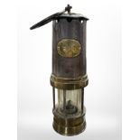 A Patterson miner's safety lamp, No. 256.