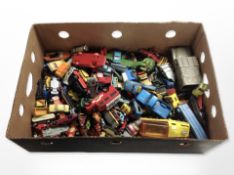 A collection of unboxed diecast cars including Matchbox Superkings, Corgi, etc.