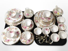 59 pieces of Lady Beth tea china.