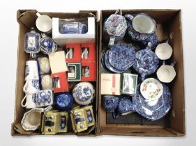 A collection of Ringtons ceramics and tins including Chintz tea wares, caddys, etc.