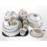 Approximately 53 pieces of Royal Doulton Cranbourne tea and dinner porcelain.