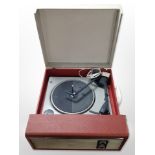 A vintage Fidelity record player.