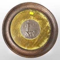 A World War I bronze death penny named to Samuel Long,