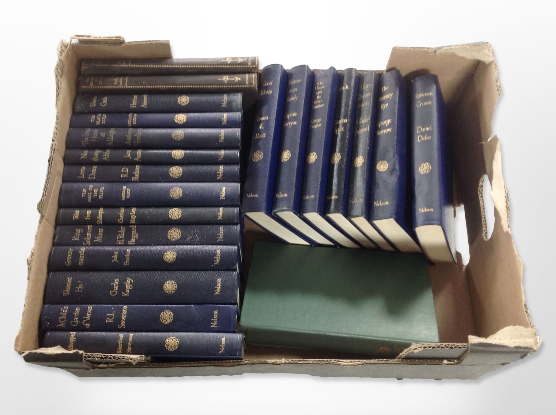 A collection of books published by Thomas Nelson and Sons, and three further volumes.