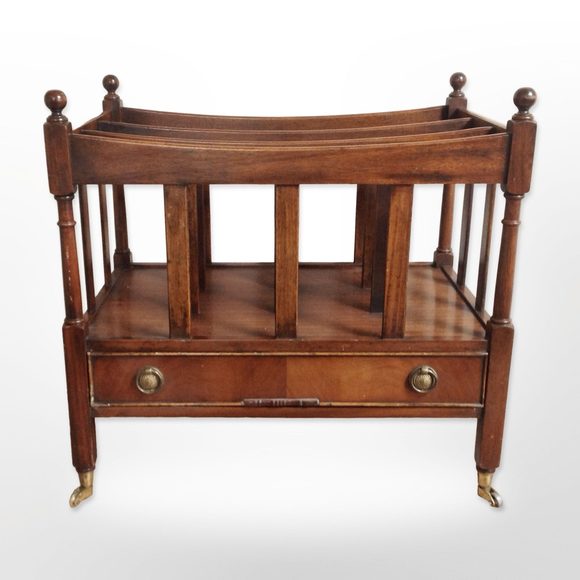 Two reproduction mahogany canterburys - Image 2 of 2