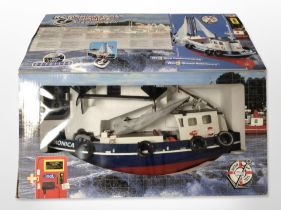 A remote control fishing boat in box.