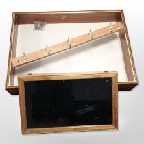 A glazed tabletop display cabinet, 92cm x 67cm,
