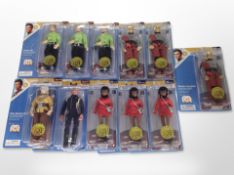 11 Mego Star Trek figurines, boxed.