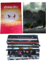 Approximatley 30 posters (mostly sealed), including Cobra Kai,