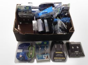 A quantity of home electricals including HDMI cables, audio cables, etc.