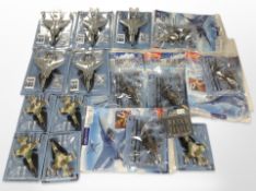 A group of Italeri 1:100 scale military aircraft.
