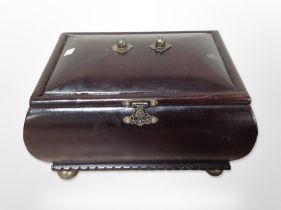 A reproduction table casket,