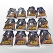 12 Hasbro Star Wars: Revenge of the Sith figurines, boxed.