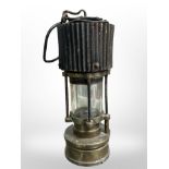 A 19th century Patterson-type HCP miner's lamp, no. 309.