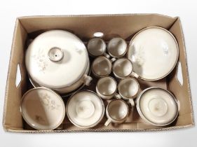 A quantity of Denby stoneware tea and dinner wares (1 box)