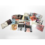 A quantity of vinyl LP records including Joni Mitchell, Fleetwood Mac, Eagles, Roxi Music,