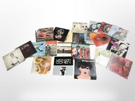 A quantity of vinyl LP records including Joni Mitchell, Fleetwood Mac, Eagles, Roxi Music,