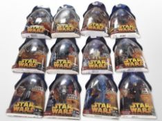 12 Hasbro Star Wars: Revenge of the Sith figurines, boxed.
