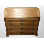 A 20th century Scandinavian pine bureau,