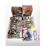 Six Hasbro Transformers figurines, boxed.