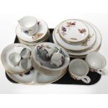 38 pieces of Royal Worcester Evesham tea and dinner china.