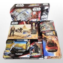 Seven Hasbro Disney Star Wars figures,