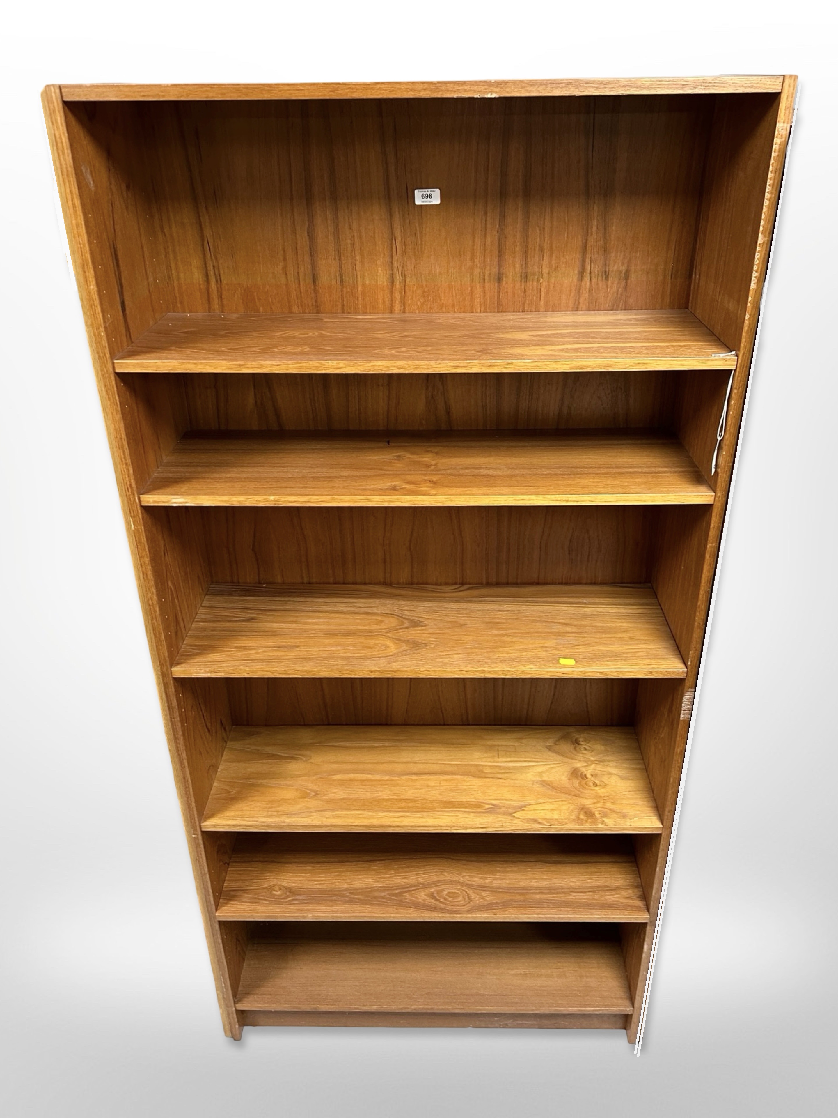 A Danish teak open bookcase,