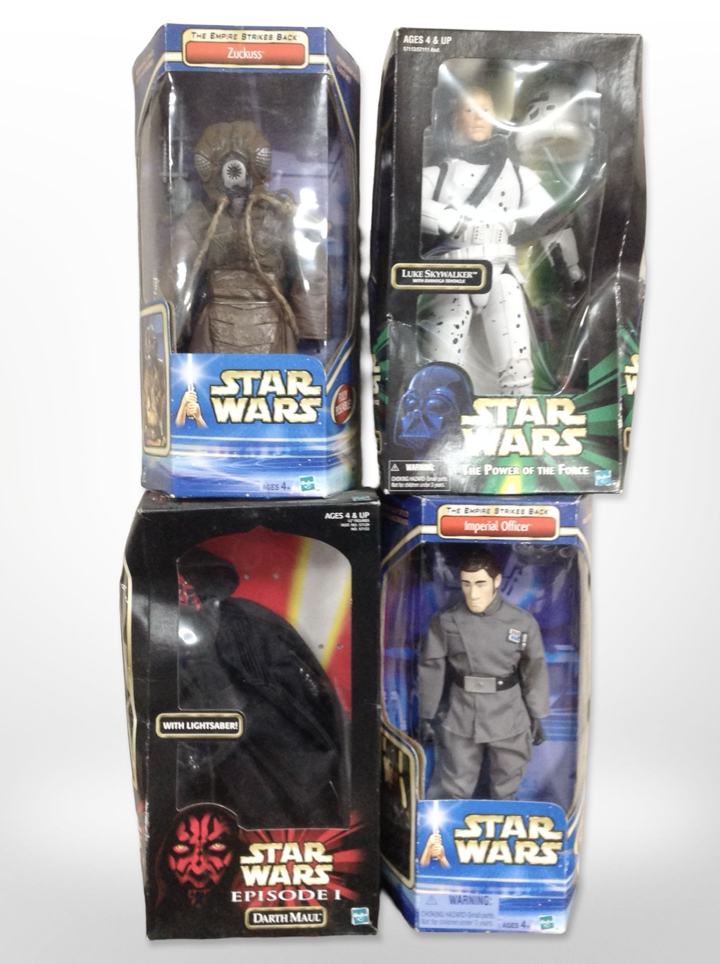 Four Hasbro Star Wars figures,