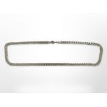 A Sterling silver necklace, length 51 cm. CONDITION REPORT: 35.
