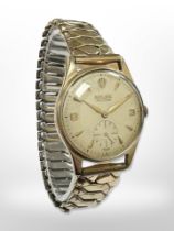 A vintage 9ct yellow gold Gent's Rolex Precision wristwatch, circa 1950's, case 31mm,