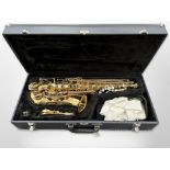 A B&S series 500 model 3235 saxophone, in fitted case.