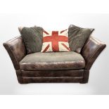 A Barker and Stonehouse 'Wallis' settee with drop ends, with cushions,