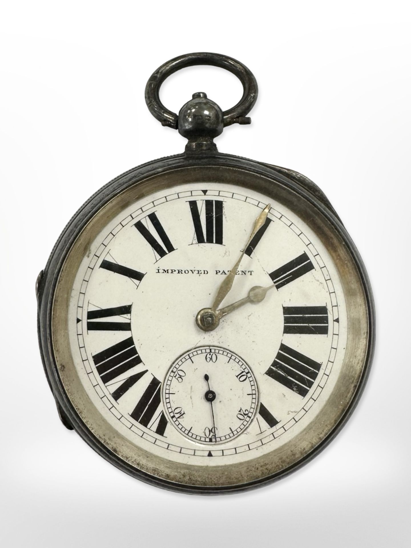 A late Victorian silver Improved Patent pocket watch,