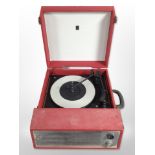 A vintage Portadyne Radio and TV record player