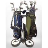 A golf trolley by Howson,