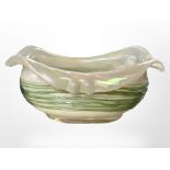 An Art Nouveau iridescent glass bowl,