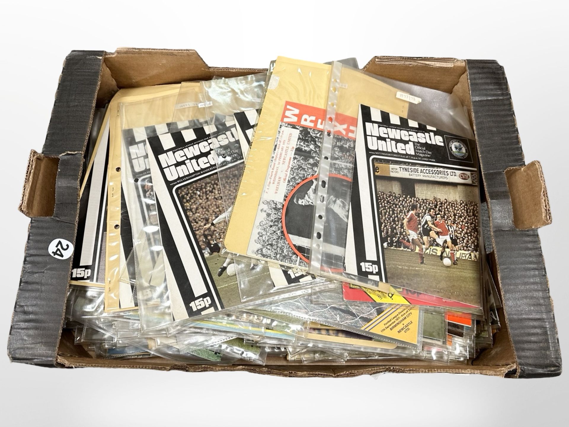 A group of Newcastle United Football programmes circa 1974 to 1979 (approximately 194)