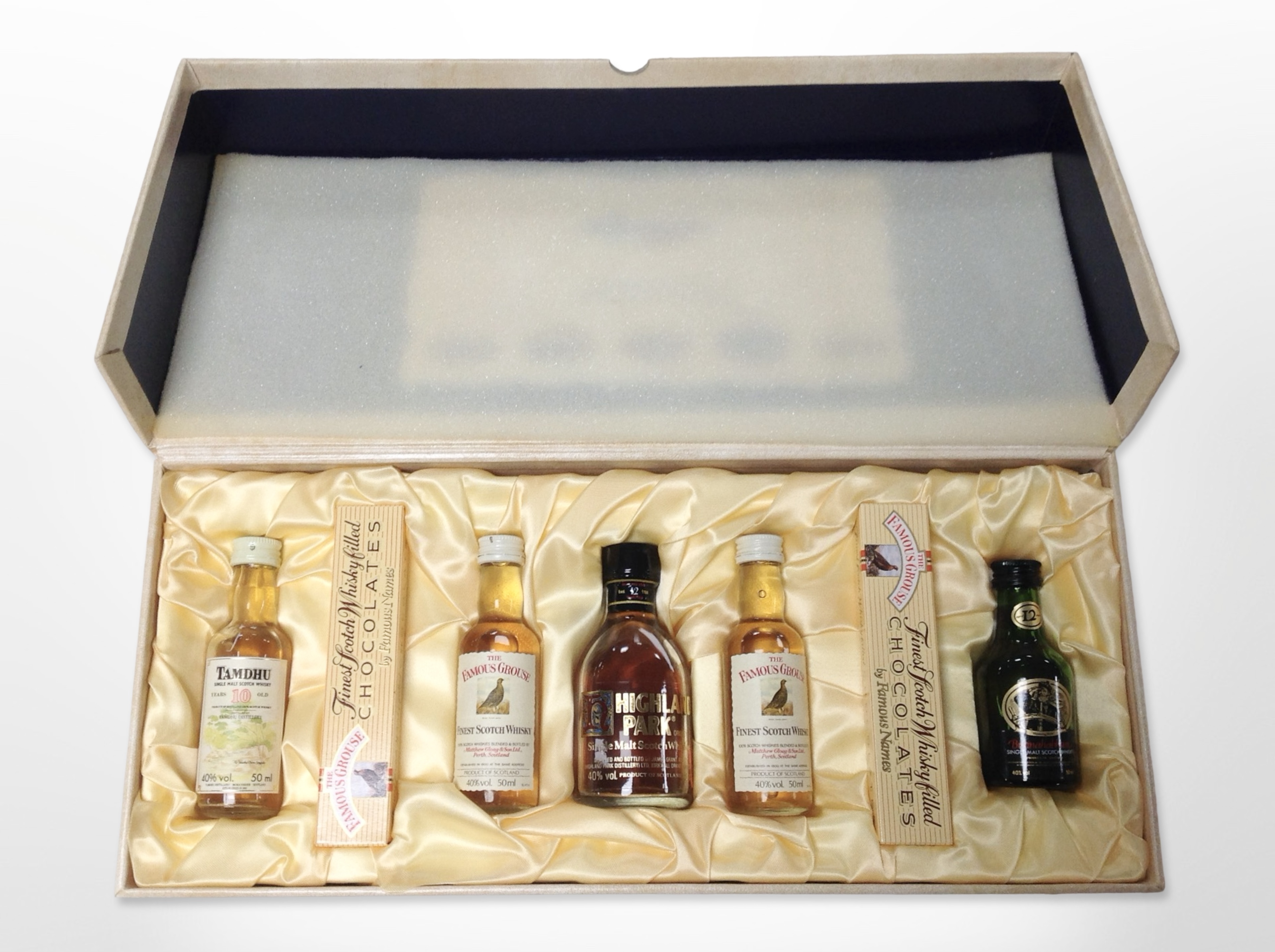 A Highland Distilleries Century of Quality set of seven Whisky miniatures.