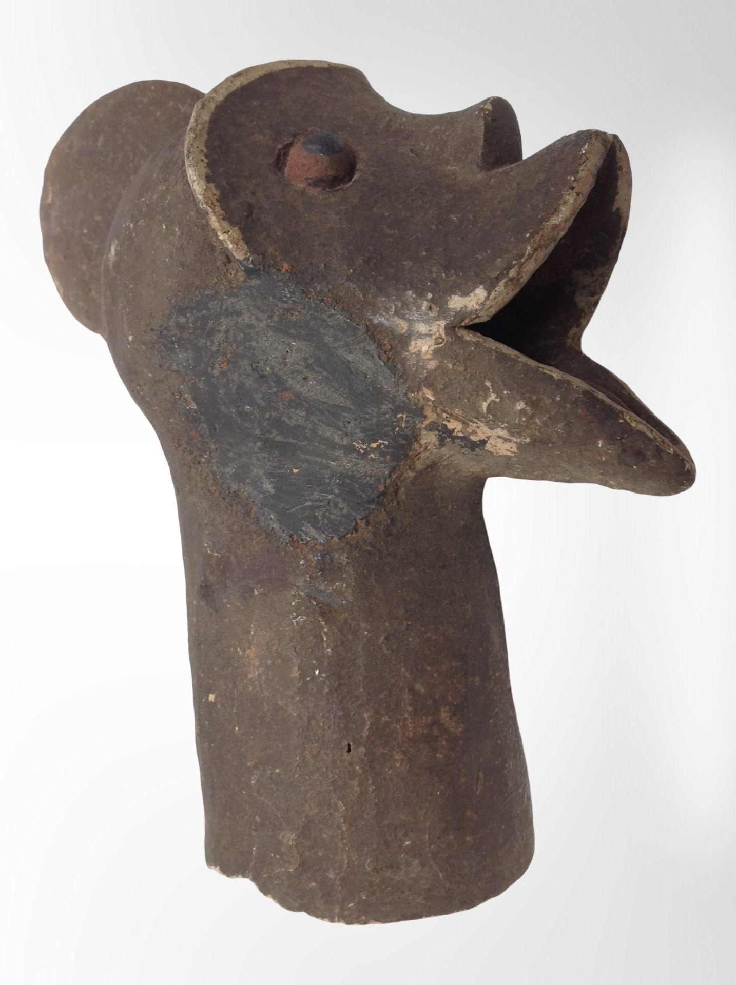 An African Djenne style pottery bust,