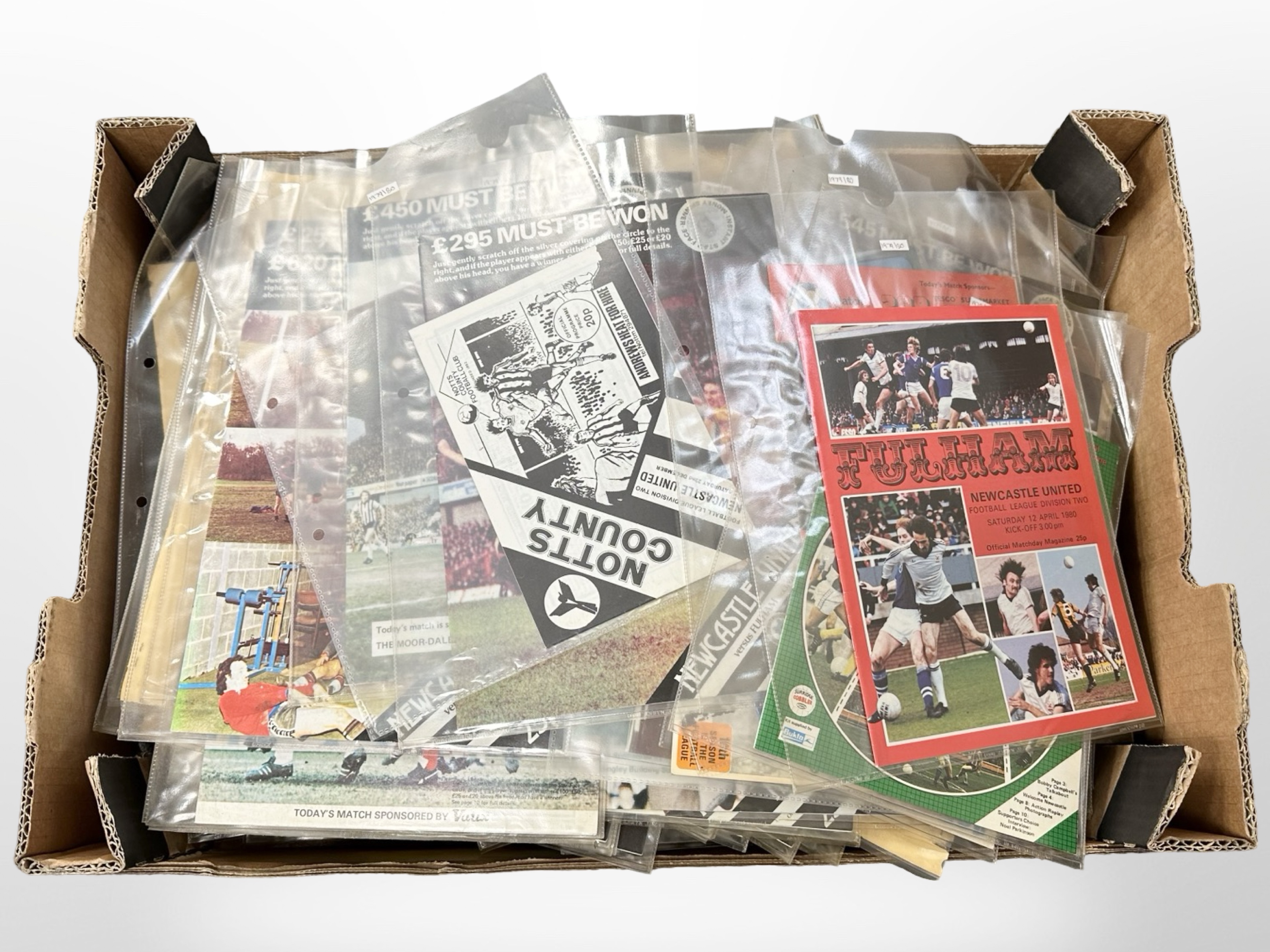 A group of Newcastle United Football programmes circa 1979 to 1984 (approximatley 195)