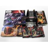 Five Hasbro Star Wars figurines,